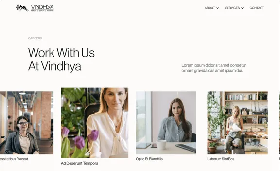 vestaso webflow portfolio website